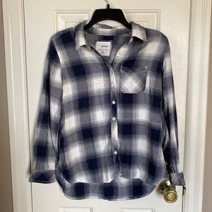 Blue and White Flannel